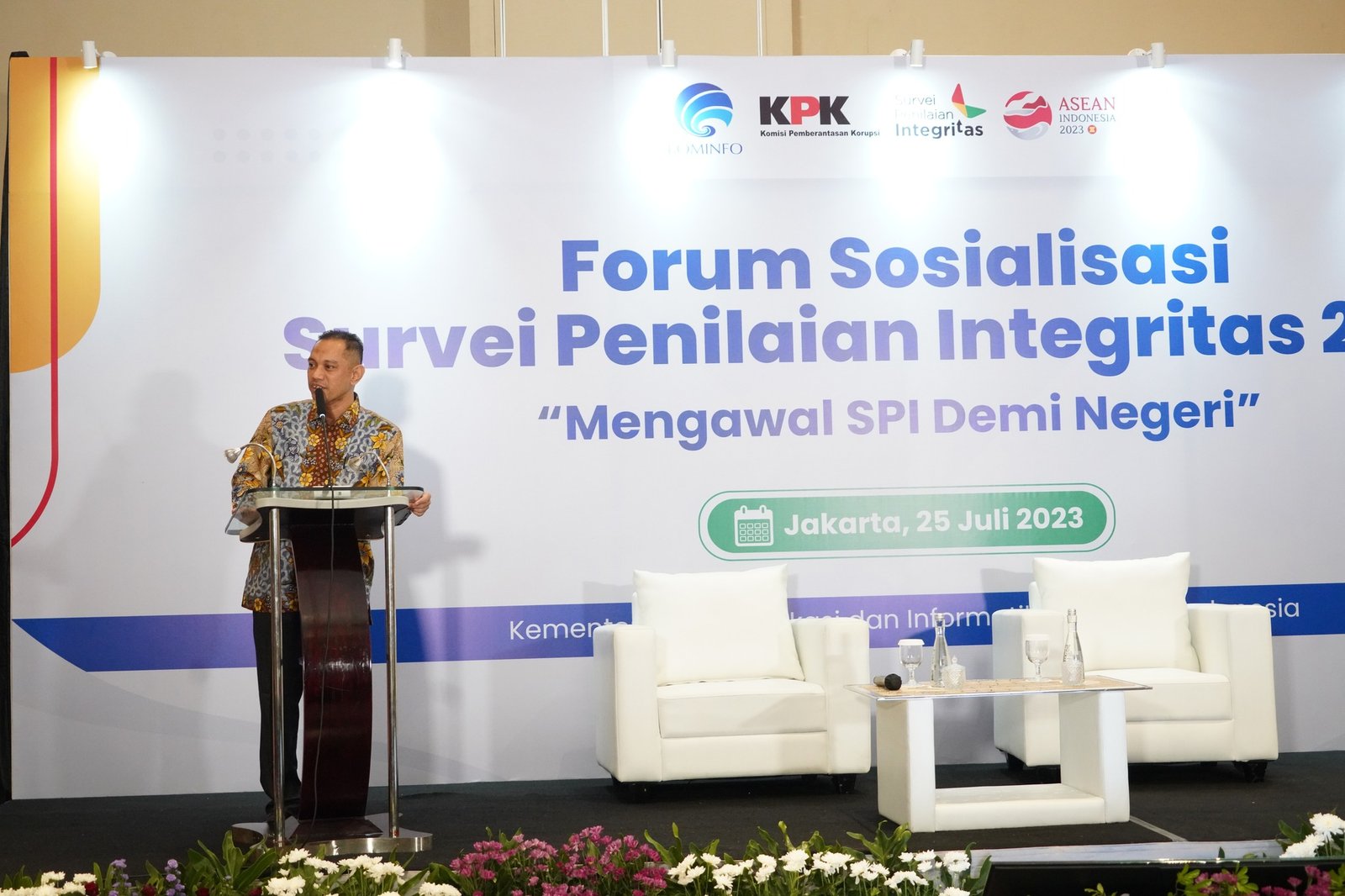 KPK bersama Kemenkominfo Selenggarakan Forum Sosialisasi Survei Penilaian Integritas 2023