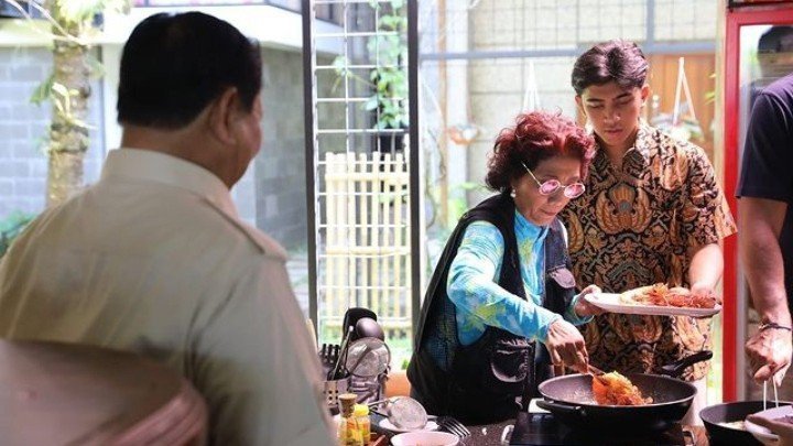 Takut Ditenggelamkan, Prabowo Mampir dan Makan di Rumah Susi Pujiastuti 