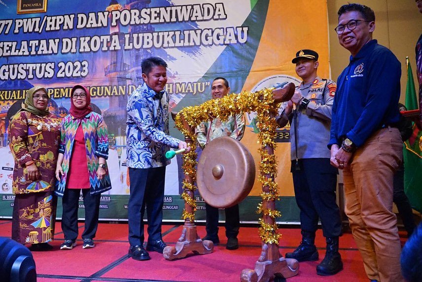 H. Herman Deru Mengakui Keberadaan Persatuan Wartawan Indonesia (PWI) di Sumsel
