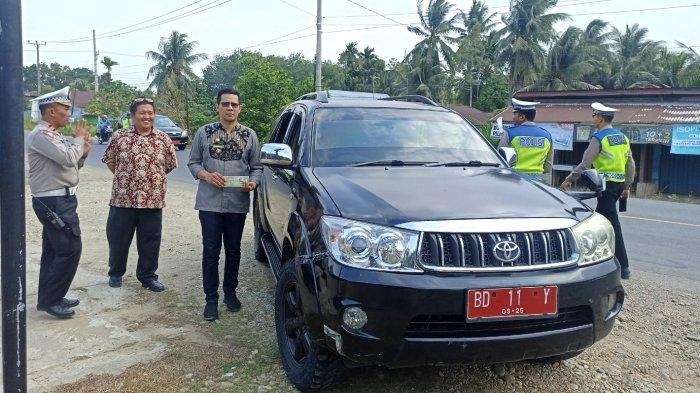 Operasi Patuh Pajak: Satlantas Polres Bengkulu Tengah Bersama Samsat dan Jasa Raharja Menindak Kendaraan Menunggak Pajak