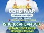 Kebersamaan hangat Malam Berbinar: doa dan harapan menyatu demi masa depan